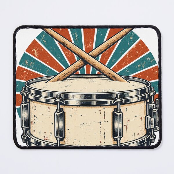Item preview, Vintage Drum With Sunburst Graphic designed and sold by S06PMarketing.