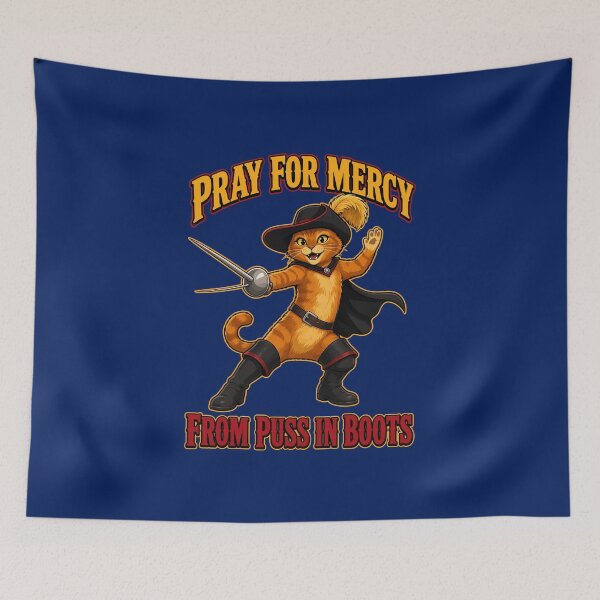 Item preview,  Pray For Mercy Fantasy Cat designed and sold by Jerryfrancis.