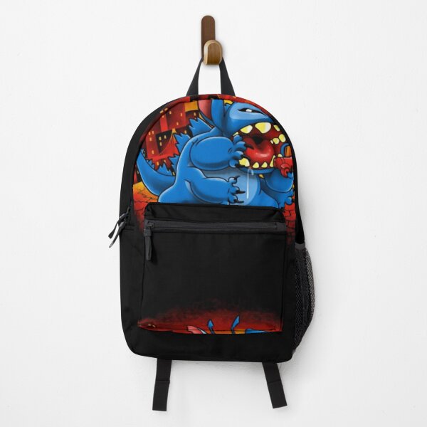Item preview, Blue Monster City Destroyer Giant Kaiju Parody designed and sold by AmeenNester.