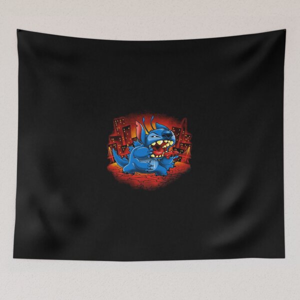 Item preview, Blue Monster City Destroyer Giant Kaiju Parody designed and sold by AmeenNester.