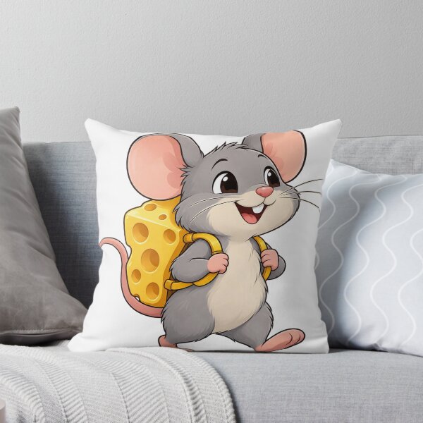 Item preview, Cute Mouse Carrying A Cheese Backpack designed and sold by S06PMarketing.