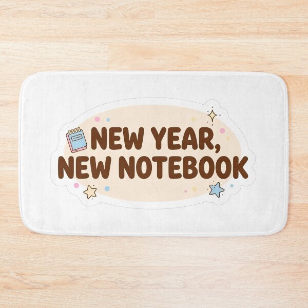 Item preview, Kawaii New Notebook  — Cute Back to School Illustration designed and sold by Sweet Blob Co.