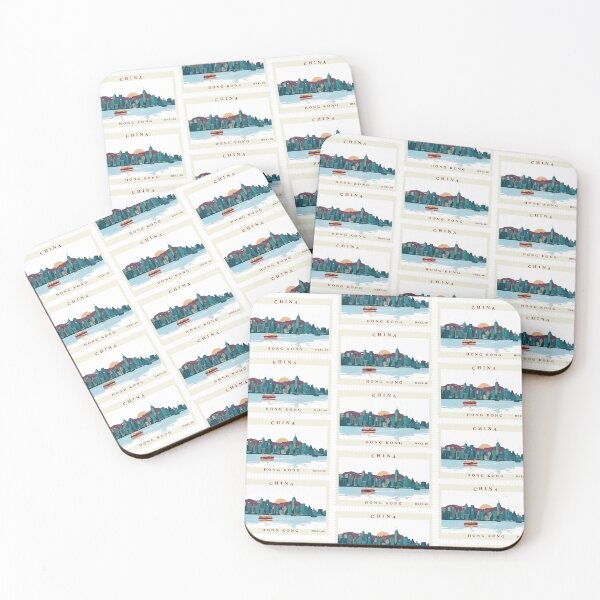 Item preview, Vintage Hong Kong China Postage Stamp Skyline VectorVintage Hong Kong China Postage Stamp Skyline Vector designed and sold by Shutter-Dragon.