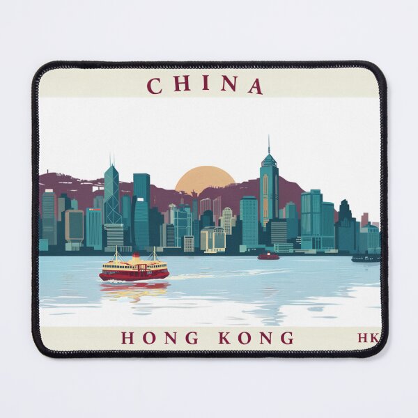 Item preview, Vintage Hong Kong China Postage Stamp Skyline VectorVintage Hong Kong China Postage Stamp Skyline Vector designed and sold by Shutter-Dragon.
