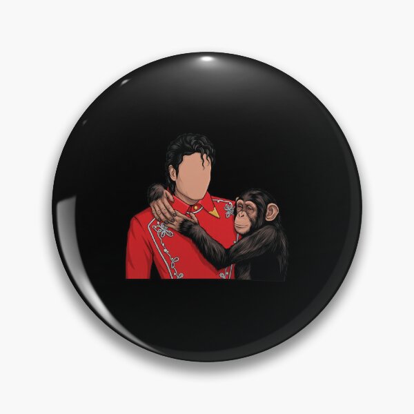 Item preview, King of Pop and Chimp Iconic Duo Illustration designed and sold by DominiRempel.