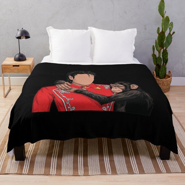 Item preview, King of Pop and Chimp Iconic Duo Illustration designed and sold by DominiRempel.
