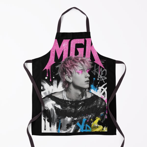 Item preview, MGK Glitter Graffiti Portrait Artwork designed and sold by DominiRempel.