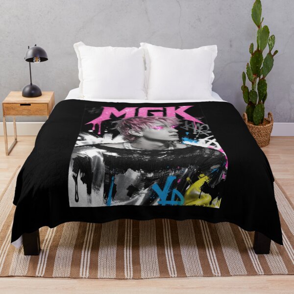 Item preview, MGK Glitter Graffiti Portrait Artwork designed and sold by DominiRempel.
