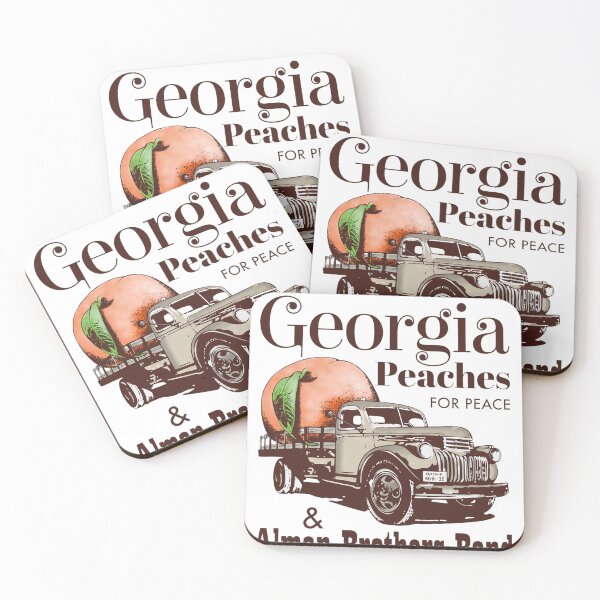 Item preview, Georgia Peaches Sweet & Flavorful The Allman Brothers Band Art designed and sold by DominiRempel.