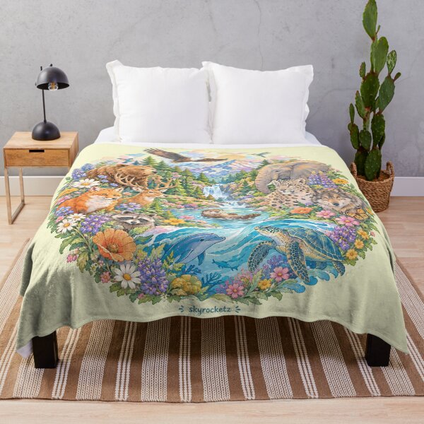 Item preview, Wild Animals Nature Kingdom Circle designed and sold by Skyrocketz.