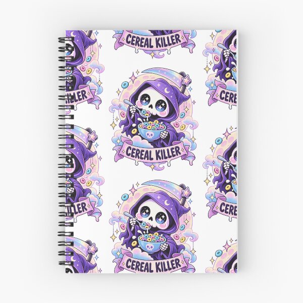 Item preview, Cute Cereal Killer Pastel Goth Chibi Grim Reaper Design designed and sold by SEINENGAPPI8.