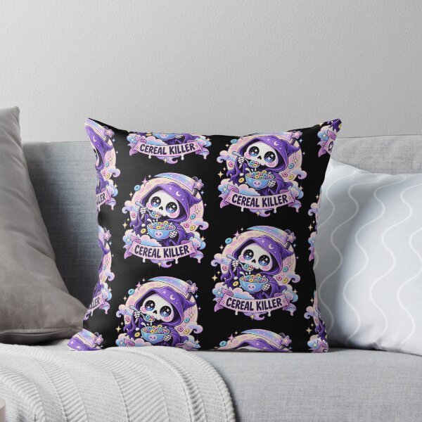 Item preview, Cute Cereal Killer Pastel Goth Chibi Grim Reaper Design designed and sold by SEINENGAPPI8.