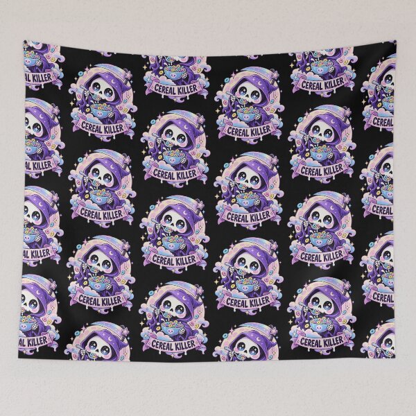 Item preview, Cute Cereal Killer Pastel Goth Chibi Grim Reaper Design designed and sold by SEINENGAPPI8.