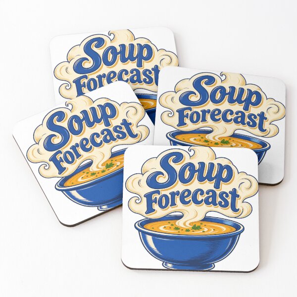 Item preview, Soup Forecast Funny Food Typography designed and sold by S06PMarketing.