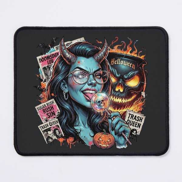 Item preview, Halloween She Devil Lollipop Cauldron Horns designed and sold by Voodoo Store Paranormal Collections.