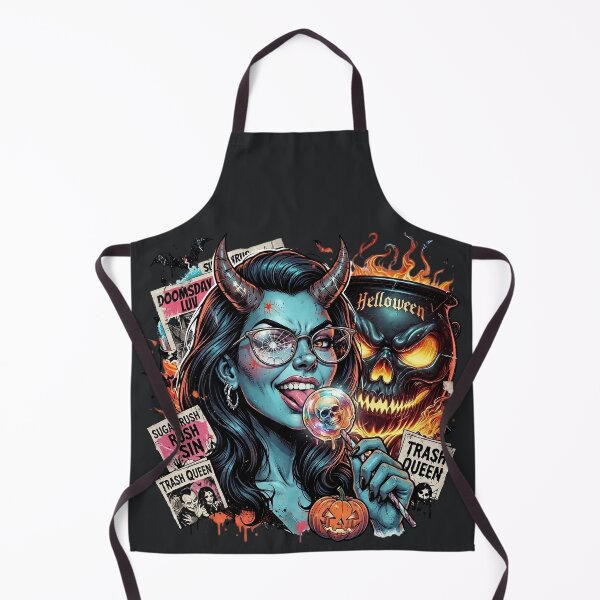Item preview, Halloween She Devil Lollipop Cauldron Horns designed and sold by Voodoo Store Paranormal Collections.