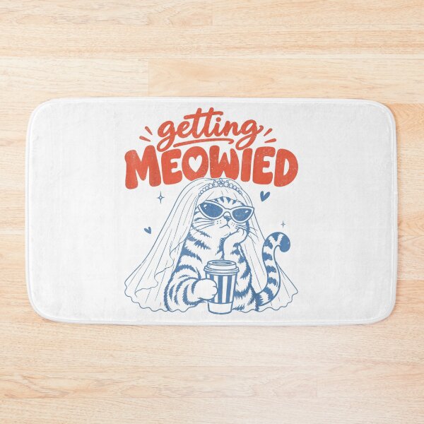 Item preview, Bachelorette Party Getting Meowied Cat Bride Funny Wedding designed and sold by AnsadoWinu.