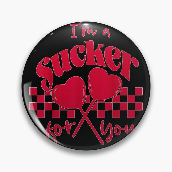 Item preview, Groovy I'm A Sucker for You Retro Heart Candy Valentines  designed and sold by DogoMalulu.