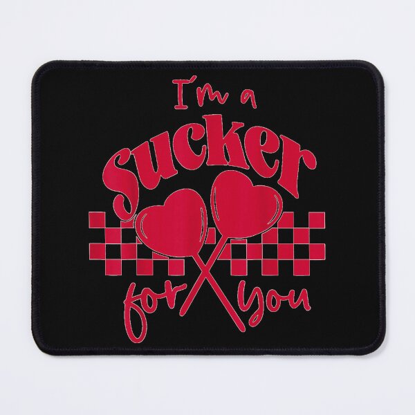 Item preview, Groovy I'm A Sucker for You Retro Heart Candy Valentines designed and sold by DogoMalulu.