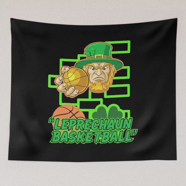 Item preview, Lucky Leprechaun Basketball Mascot Design designed and sold by DominiRempel.