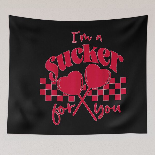 Artikelvorschau, Groovy I'm A Sucker for You Retro Heart Candy Valentines entworfen und verkauft von DogoMalulu.