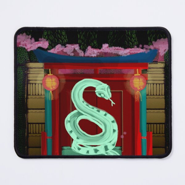 Item preview, Jade Snake Chinese Red Gate designed and sold by Donnahuntriss.