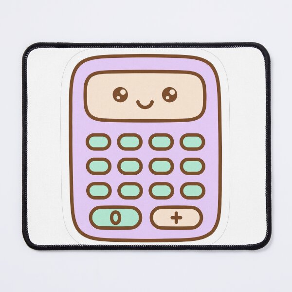 Item preview, Kawaii Calculator — Cute Pastel Back to School Design designed and sold by Sweet Blob Co.