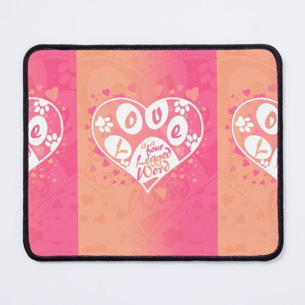Item preview, Love is a four legged word, Dog, Dog lover, Dog Dad, dog mom designed and sold by 4gottenlore.