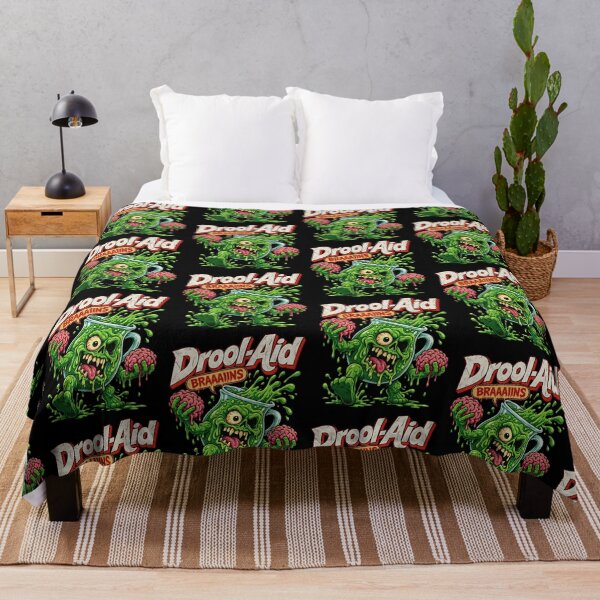 Item preview, Drool Aid Zombie Pitcher Green Monster Brain Retro Halloween Design designed and sold by SEINENGAPPI8.