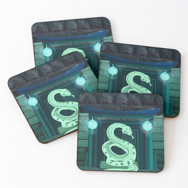 Item preview, Night Jade Snake Chinese Gate designed and sold by Donnahuntriss.