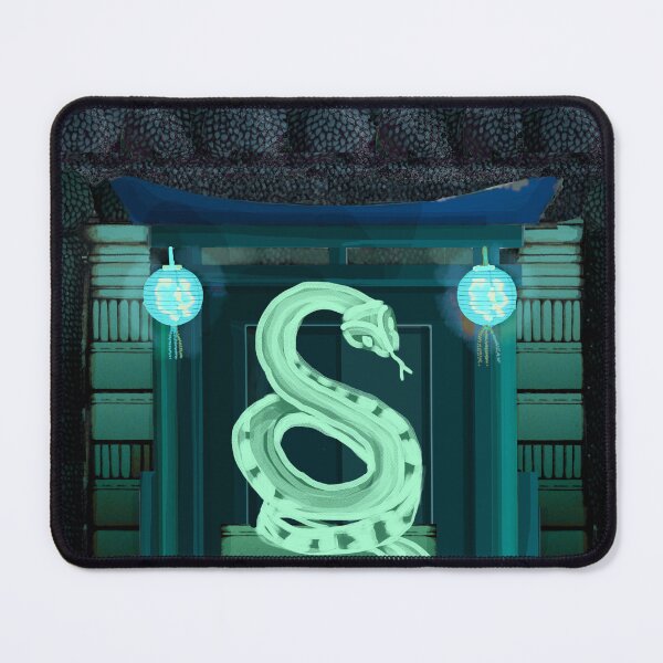 Item preview, Night Jade Snake Chinese Gate designed and sold by Donnahuntriss.