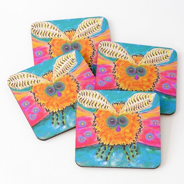 Item preview, rosy oak moth with black eyes designed and sold by Carol Ames .