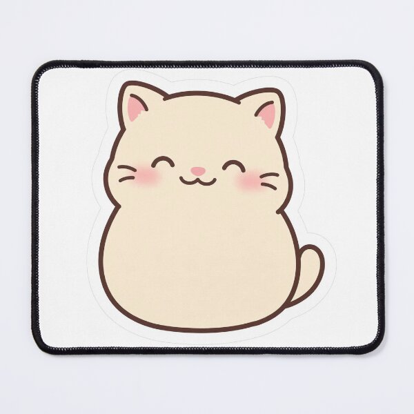 Item preview, Kawaii Chubby Cat  — Cute Cream Kitten Illustration designed and sold by Sweet Blob Co.