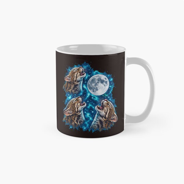 Item preview, Three Leopardus Howling At The Moon Vintage Meme Parody designed and sold by YAWO-PAE.