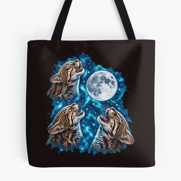 Item preview, Three Leopardus Howling At The Moon Vintage Meme Parody designed and sold by YAWO-PAE.