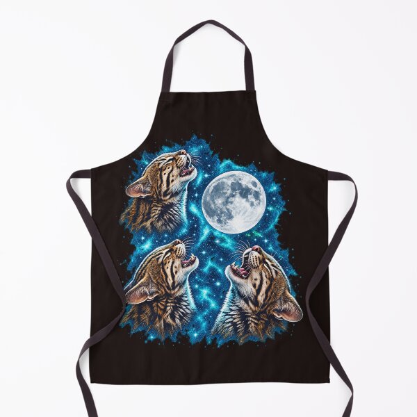Item preview, Three Leopardus Howling At The Moon Vintage Meme Parody designed and sold by YAWO-PAE.