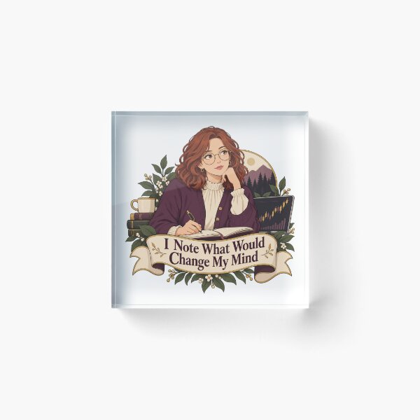 Item preview, What Changes My Mind Anime Trader Journal Art designed and sold by Bikivuno.