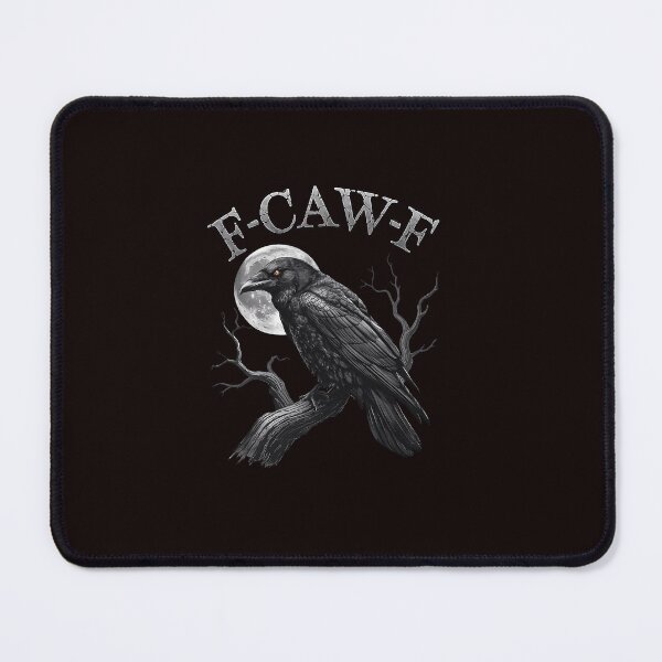 Item preview, F-Caw-F Crow Moon Halloween Dark Humor designed and sold by ImeldaSparks.