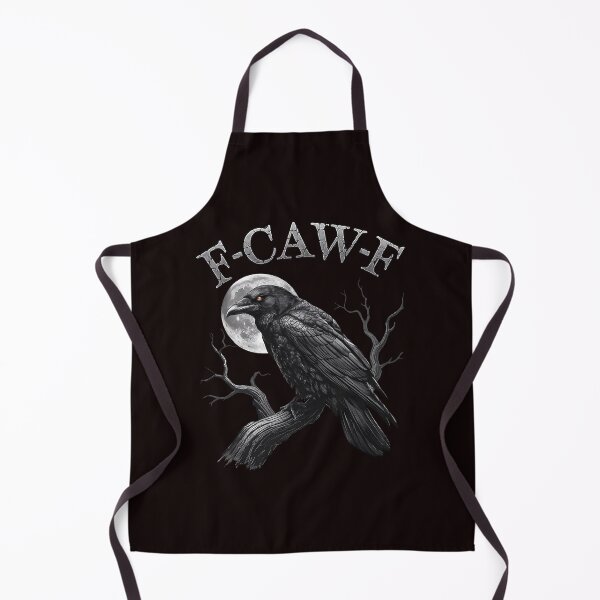 Item preview, F-Caw-F Crow Moon Halloween Dark Humor designed and sold by ImeldaSparks.