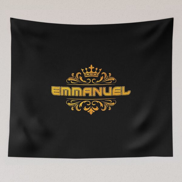 Item preview, Emmanuel Personalized Funny & Unique Custom Name Design with Crown designed and sold by Watsonarts.