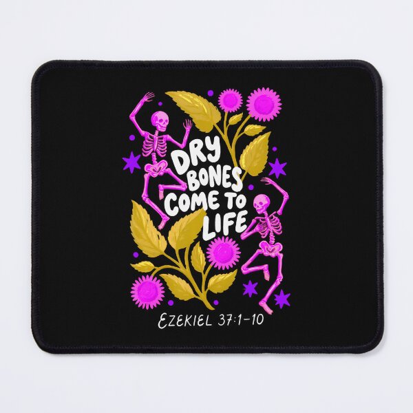 Item preview, Dry Bones Come To Life Ezekiel 37 Christian Skeleton Floral designed and sold by PAROSSA.