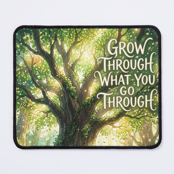 Item preview, Grow Through What You Go Through Nature Quote designed and sold by JonelleTshirts.