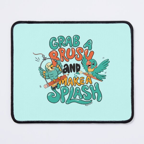 Item preview, Grab a Brush _ Arty Birds designed and sold by YaldiDesign.