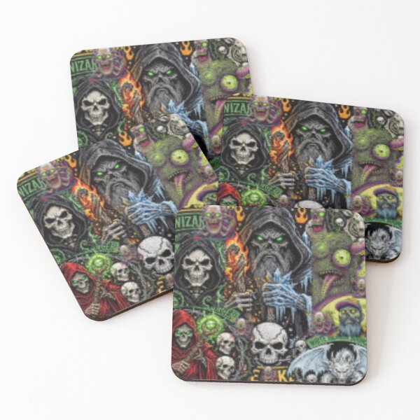 Item preview, Dark Fantasy Horror Collage Grim Reaper Sorcerer | Lowbrow Artwork designed and sold by TOCOCLAWS.