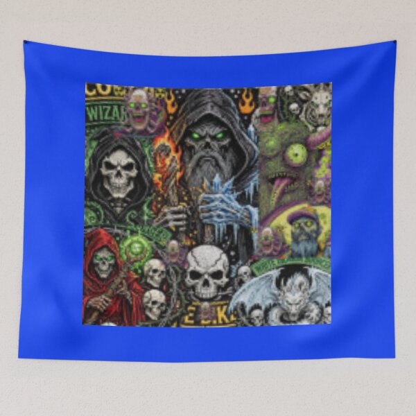 Item preview, Dark Fantasy Horror Collage Grim Reaper Sorcerer | Lowbrow Artwork designed and sold by TOCOCLAWS.
