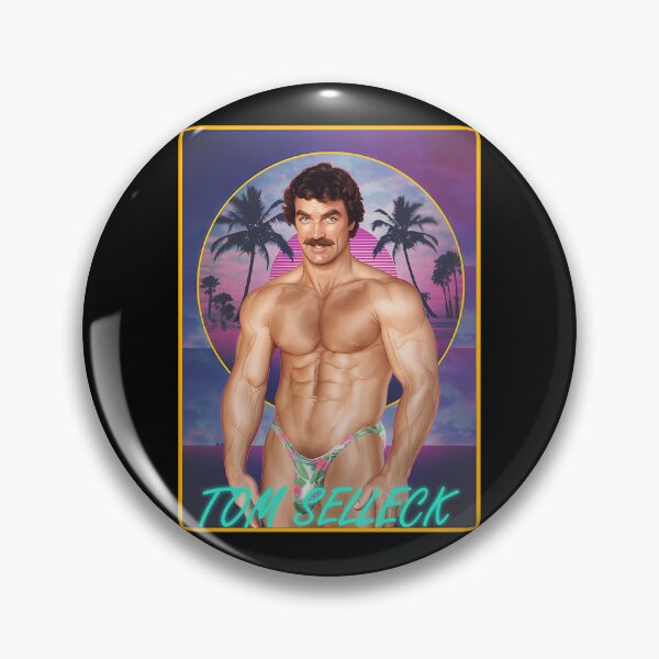 Aperçu de l'œuvre Tom Selleck Retro Vibe créée et vendue par riekserlamela.