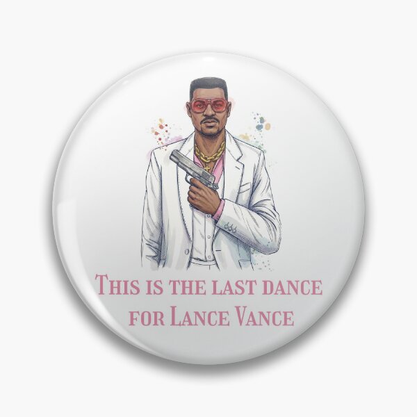 Item preview, This Is The Last Dance For Lance Vance - 80s Retro Gaming Art designed and sold by qfa Originals.
