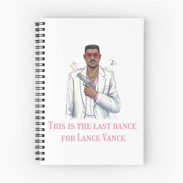 Item preview, This Is The Last Dance For Lance Vance - 80s Retro Gaming Art designed and sold by qfa Originals.