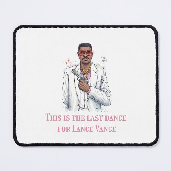 Item preview, This Is The Last Dance For Lance Vance - 80s Retro Gaming Art designed and sold by qfa Originals.