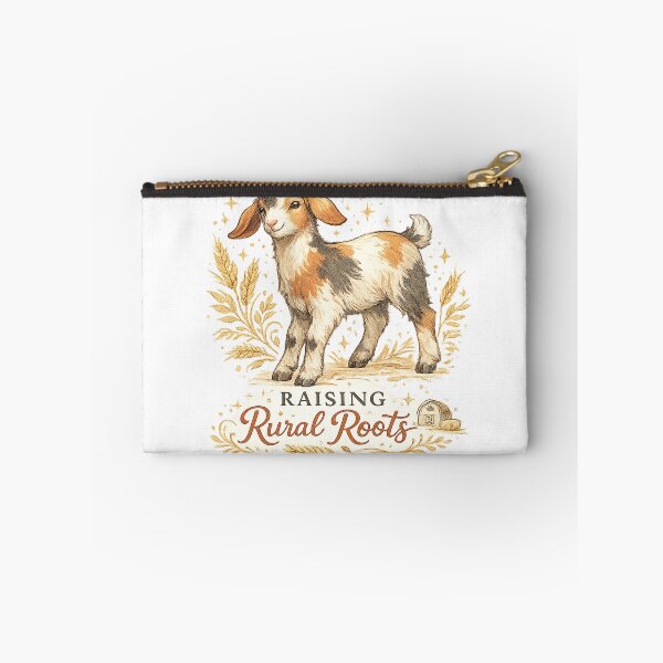 Item preview, Raising Rural Roots Cute Goat Rustic Farmhouse Country Life Art Design designed and sold by inkoutninja.